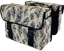 Willex Dubbele Tas Blue Feather