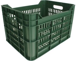 Willex - Fietskrat Urban - Groen - 30 liter - 100% gerecycled - Inclusief Bevestigingsmateriaal