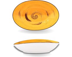 Wilmax Ovale Porseleinen Kom - 30 x 19,5 cm