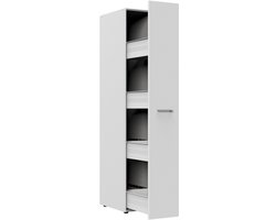 Wimex multiroom concept apothekerskast wit houtmateriaal 54x30x185 cm