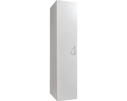 Wimex multiroom concept kledingkast met trompetlade wit houtmateriaal 40x50x185 cm