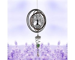 Wind Chimes - windgong hanger - Tuin decoratie - 3D opvouwbare roterende windgong - levensboom - Tuin decoratie - Metaal - 50cm*14.5cm - terras decoratie