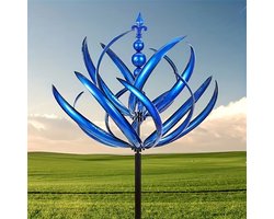 Wind Spinner Metalen Windmolen 3D Wind Aangedreven Sculptuur Gazon Metalen Wind Zonne Spinners Tuin en Tuindecoratie