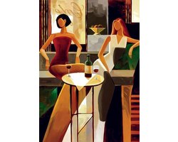 Wine Time – Luxe Dibond Kunstwerk | Fotoprint op Aluminium Composiet | Blind Aluminium Ophangframe | Gratis Bezorging & Professionele Verpakking