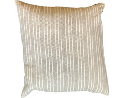 Winford Graphic Wool Taupe/off Kussen | 60 X 60 | Sierkussen Voor Woonkamer Of Slaapkamer