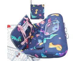 Winkelwagenhoes voor baby | Katoenen zacht en machinewasbaar | Bescherming voor kinderstoel en winkelwagen