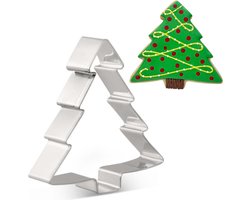 Winkrs | Uitsteekvorm Kerstboom | Bakvorm, cakevorm, koekjes uitstekers, kerst| RVS - 10x9,5CM Cookie Cutter