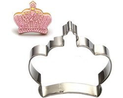 Winkrs | Uitsteekvorm Kroon | Prinses, koningsdag, bakvormpje, vormpje voor koekjes | RVS
