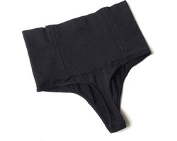 Winkrs | Zwart | Buikcorrectie | Shapewear | Corrigerend ondergoed Highwaist String | Dames maat 38/40