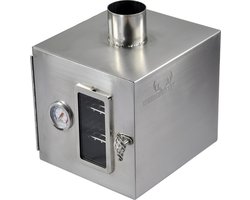 Winnerwell Pipe Oven Medium – RVS Pijpoven voor Tentkachel – Met Thermometer, Kijkvenster en Rooster – Ø 6,35 cm