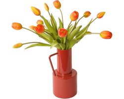WinQ - Boeket Kunsttulpen Oranje - Tulpen 40cm - 15stuks