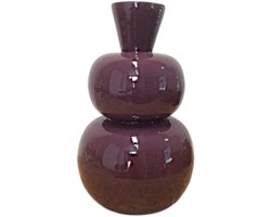 WinQ-Vaas Sereno 45cm Purple-grote vaas-vaas voor bloemen/ kunstbloemen