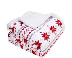 Winter Plaid - Winter Deken - 150x200cm - Kerst Deken - Kerstplaid - Kerstprint - Super Zacht - Flanel Fleece - Fleece Plaid - Kerst dekens - Plaid - Pluizig Pluche - Behaaglijke - voor Bank, Bed, Stoel