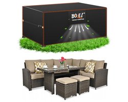 Winterbestendige afdekking voor tuinmeubelen - Waterdicht en UV-bestendig met ventilatieopeningen