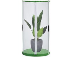 Wintertent voor planten, kleine kas, 55 x 30 cm, 2 stuks, transparant, bescherming tegen kou, tuinaccessoires, plantbescherming