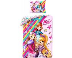 Winx Club Dekbedovertrek, Fairy - 140 x 200 cm + 70 x 90 cm - Katoen