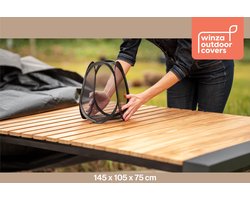 Winza® Bobbin Beschermhoes Verhoging – 28 cm Hoog – Voorkom Vocht en Vlekken op Tuintafels – Optimaal Ventileren van Meubels met Outdoor Covers