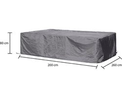 Winza Outdoor Covers - Premium - beschermhoes loungeset 260x200 cm - Afmeting : 260x200x80 cm- loungesethoes - tuinmeubelhoes - 2 jaar garantie