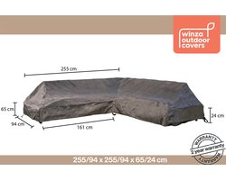 Winza Outdoor Covers - Premium - beschermhoes loungeset plateau 255 - Afmeting : 255/94x255/94x65/24 cm