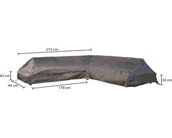 Winza Outdoor Covers - Premium - beschermhoes loungeset plateau 272 - Afmeting : 272/94x272/94x65/24 cm - tuinmeubelhoes - 2 jaar garantie