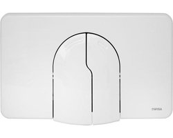 Wisa 2100 bedieningsplaat dualflush wit