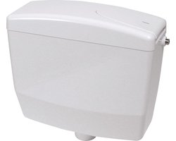 Wisa 350 laaghangend reservoir single flush 6/9 liter instelbaar wit