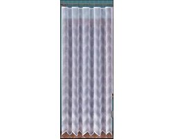 Wisan Xenia jacquard vitrage Gordijn 150x 250 cm - Curtains - hoogwaardig jacquardgordijn- wit- 150 x 250 cm