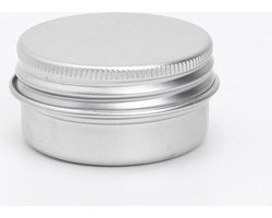 WiseGoods - Lege Cosmetica Potjes - Make-up Potjes - Zalf Potjes - Sample - Reis - Lippenbalsem - Creme - Zilver - 10 stuks