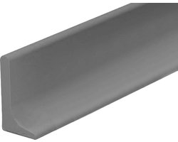 WiseGoods Luxe Waterstopper Badkamer - Waterkering Strip - Waterstop Douche - Siliconen Water Strips - Woonaccessoires Grijs 100cm