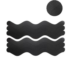 WiseGoods Premium Anti Slip Tape Set - 24 Zelfklevende Strips - 1.3x18CM - Badkamer / Trap / Vloer - Woonaccessoires - Zwart