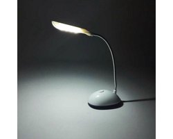 WiseGoods - Premium Bureaulamp - LED Tafellamp - Flexibel - Batterij - Wit