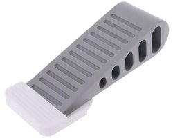 WiseGoods Premium Deurvastzetter & Deurstopper - Deurwig Deurbuffer Voor Elke Deur - Wonen - Woonaccessoires - Deurstoppers Grijs