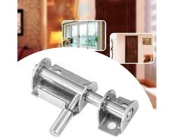 WiseGoods Premium RVS Deurslot - Deur Slot - Sloten - Schuifslot - Woonaccessoires - DIY - Bouw - Wonen - Accessoires Deuren
