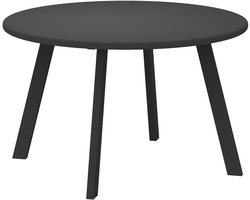 Wishdor - Bijzettafel - Rond - Industrieel - Voor Binnen En Buiten - Metaal - Zwart - Ø70 X 42 Cm