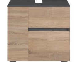 Wisla |Hoog kabinet with 2 mirror doors in white