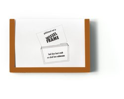 WisselFrame - Fotolijst | Bewaardoos | Fotolijst 10x15 | Fotolijst collage | Wissellijst 10x15 | Fotolijstje | Fotolijstje met Wisselfunctie | Meerdere Foto’s| Wissel fotolijst | Wissellijst - Bruin