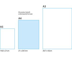 Wit (massief) karton A4 (21x29,7) 2mm 30 vel - wit bord - 1.125 grams/m² - 2 MM dik karton