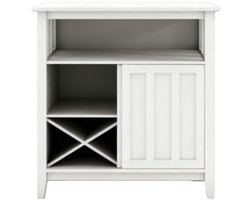 Wit Multifunctioneel Dressoir 80x40x82cm MDF Gelakt Modern Veel Opbergruimte Woonkamer Eetkamer Kantoor