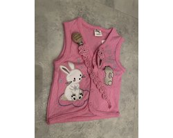 With my mummy met handgemaakte Speenkoord en haarclip - Baby vest meisjes