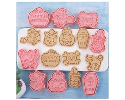 Without Lemon - Set van 8 - Halloween Koekjes vormen - Cookie Cutter - Cookie Mould - Kinderen - Bakken - Cadeau - Halloween