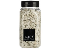 Witte Decoratie Steentjes 650ml - Mica Decorations