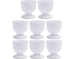 Witte Ei Cup Stand Houder - Harde Zachte Gekookte Eieren - Keuken Gadgets - 8 stuks