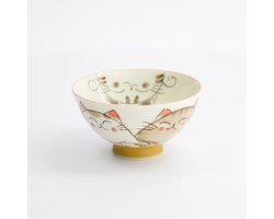Witte Kom met katten figuur – Kawai – 11.5 x 6cm 300ml