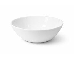 Witte Kom – Ø16 cm – Schalen – Set van 6 – Ontbijt – Dessert – Soepkom – Bowl