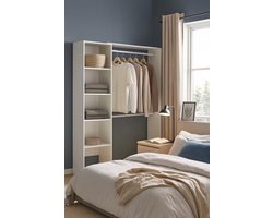 Witte Open Kledingkast - Walk-In Closet - 140 x 40 x 187 cm