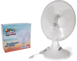 Witte Tafelventilator - 40 cm 45W - Tafel ventilator - FAN - 3-Snelheden |  kantoor/bureau ventilatoren