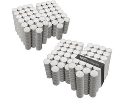 Witte Theelichtjes - 1000 Stuks - 4 Uur Brandduur - Decoratieve Kaarsen voor Feesten en Woondecoratie
