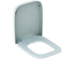 Witte WC-bril met dekstop en metalen bevestiging