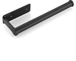 WITTS Keukenrolhouder - Zelfklevend - Keukenrolhouder Zwart - Rollenhouder - Keukenrolhouder Hangend