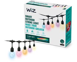 WiZ Buitenlamp - Lichtsnoer - Gekleurd en Wit Licht - Slimme LED Verlichting - Wi-Fi - Tuinverlichting